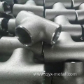 seamless titanium tee fittings